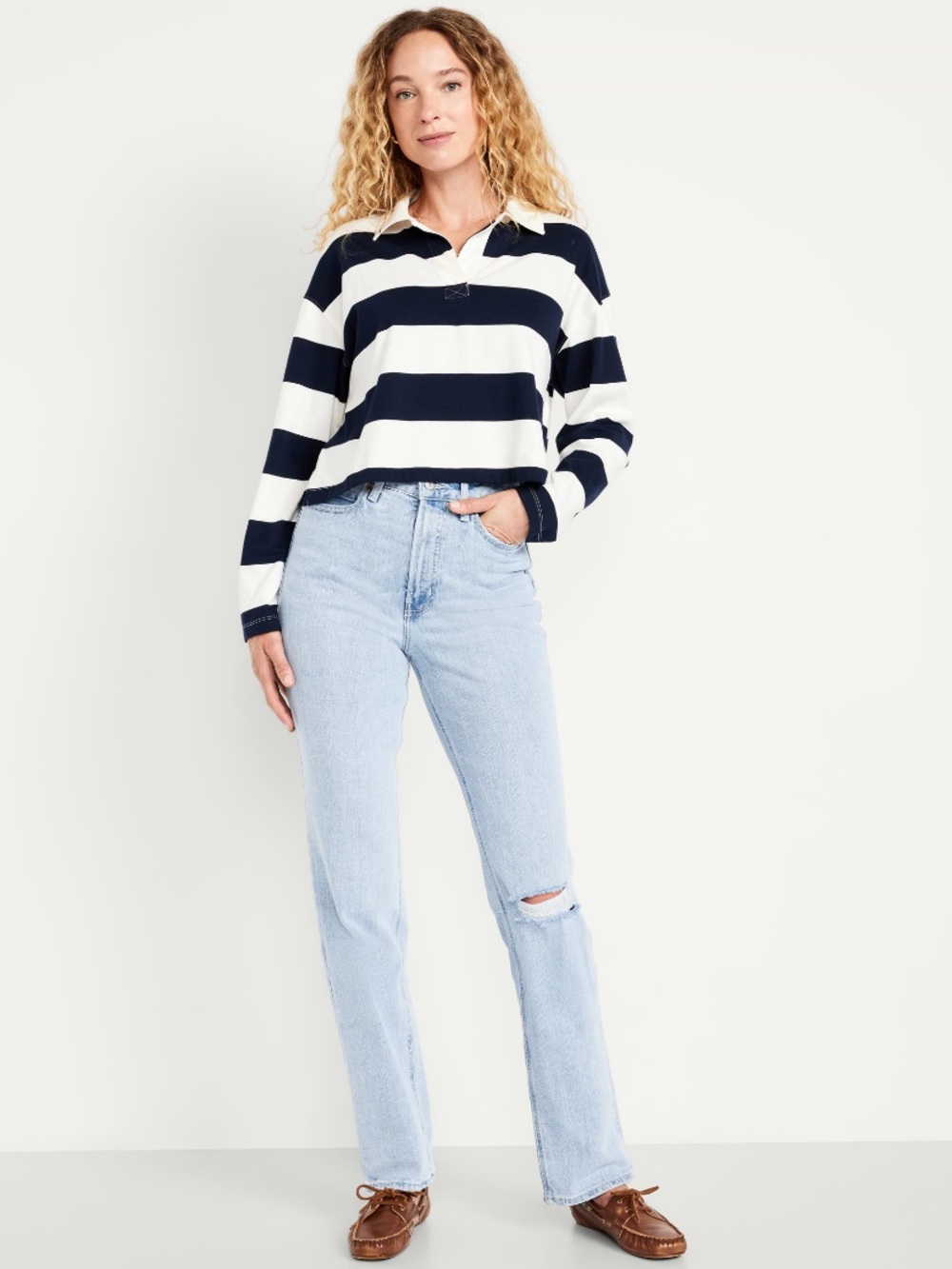 NWT Old Navy Extra High Rise Straight Jeans